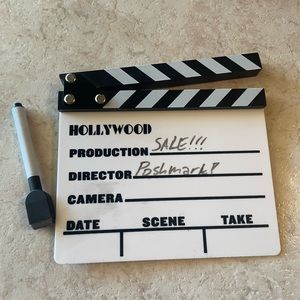 Dry Erase Hollywood Movie Clapboard